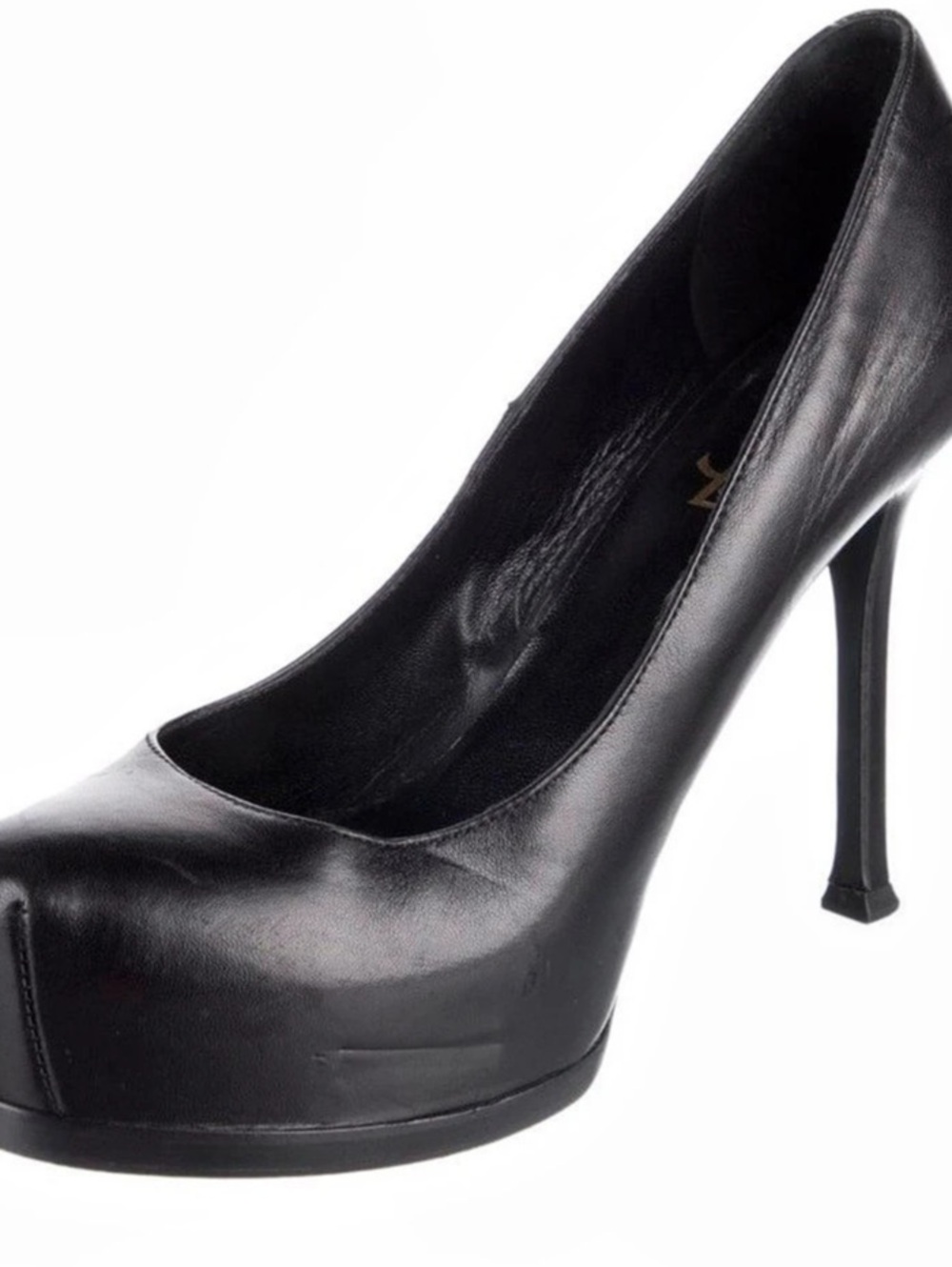 Saint Laurent Tribtoo Black Platform Heels EU 37